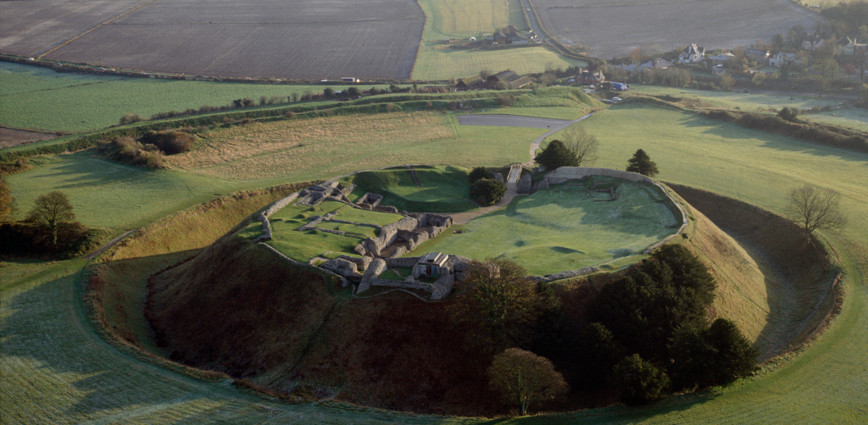 Old Sarum Aerial View, Wiltshire